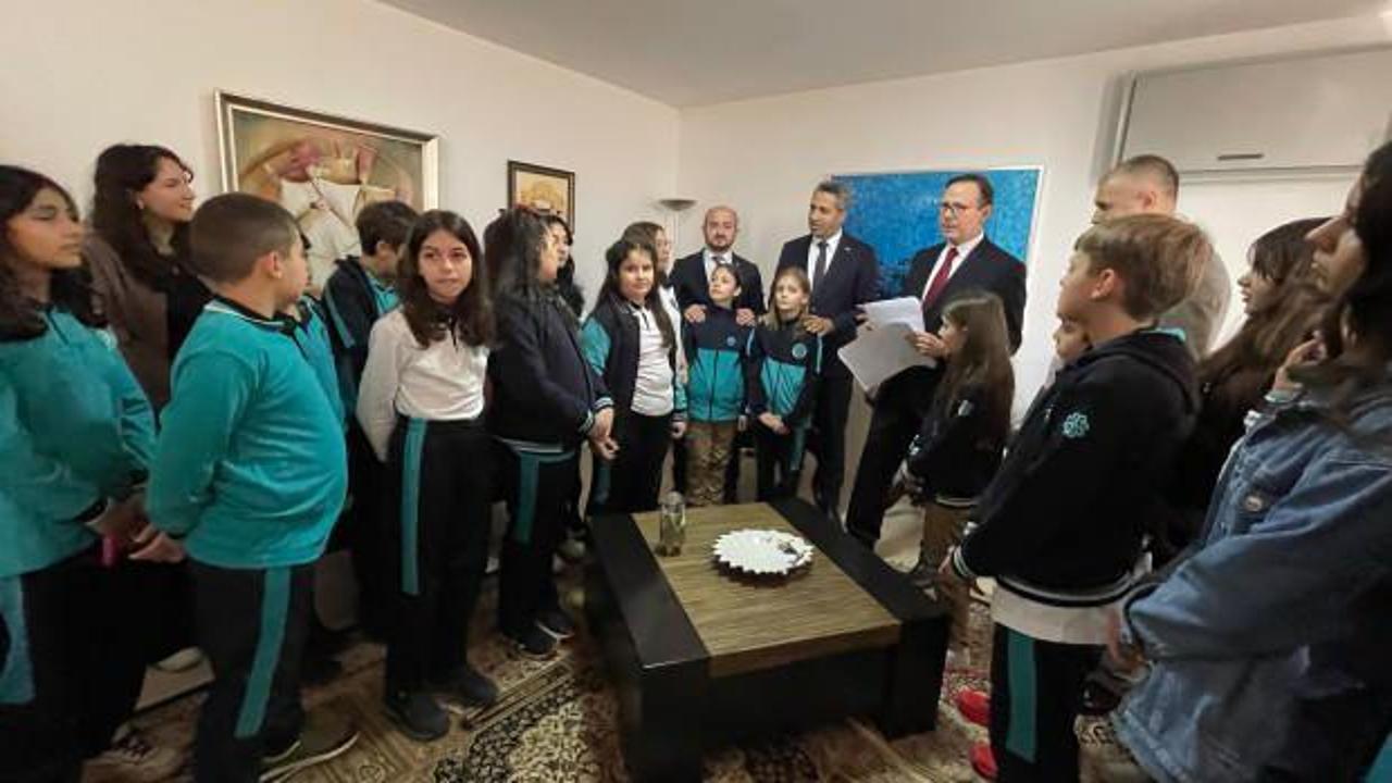 Maarif öğrencilerinden Çanakkale Zaferi için anlamlı etkinlik